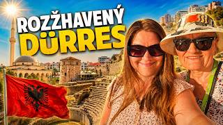 Žhavíme se v historickém centru Durresu 🥵☀️ Vlog Drač - Velká synagoga, amfiteátr, pozůstatky hradeb