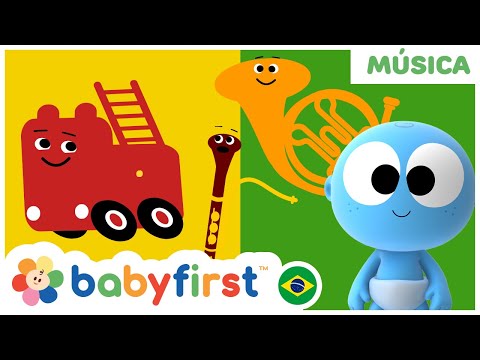 Vídeos Educativos | Googoo e Gaagaa | Aprenda Instrumentos Musicais | Trompa Francesa + | BabyFirst