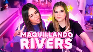 MAQUILLANDO a  @Rivers_gg    (PELOWERO) 👱‍♀️ | AMABLITZ
