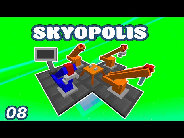 Skyopolis 4 PneumaticCraft Assembly Line EP8