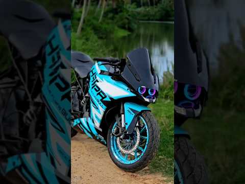 RGB ring light for RC 200 ๐ Ktm modified ๐ #rc200 #rgb #ytshorts #shorts #viralshorts