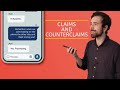 Analyzing Claims and Counterclaims in Argumentative Texts