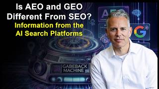Is AEO/GEO different than SEO? Information from the AI search platforms about AI search visibility.