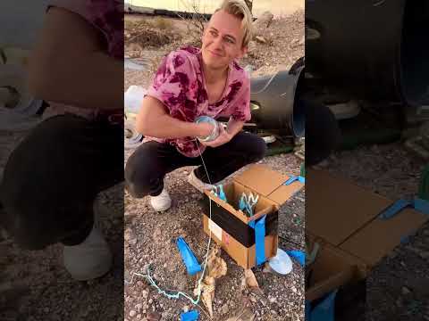 Man discovers disturbing package in the desert