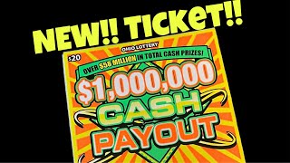 💥NEW $20 TICKET!!💥 $1,000,000 CASH PAYOUT!!💥  $500 FULL PACK!! OHIO LOTTERY TICKETS!!💥