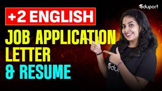 Plus Two English | Job Application Letter and Resume | Eduport Plus Two