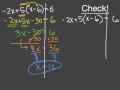 Solving Equations with the Distributive Property