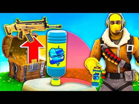 SE FAI la *BOTTLE FLIP* PUOI PRENDERE il LOOT!! Fortnite Challenge