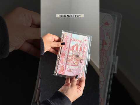 Cutest School Journal Diary Ever 🌷✨🎀#stationery #diary #kawaii #cute #journaling #stationary