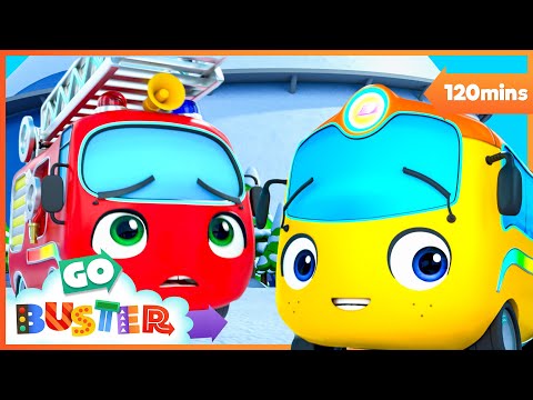 Catching A Cold On The Mountain Top | Go Buster | Kids Road Trip! | Kids Songs and Stories