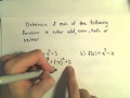 Testing Polynomial Symmetry: Even vs Odd Functions