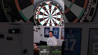 Die Berg- und Talfahrt geht weiter. #darts #dartswm #allypally #dart #180