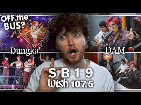 THIS WAS CRAZY! (SB19 'DAM & Dungka!' LIVE on Wish Bus 107.5 | Reaction)