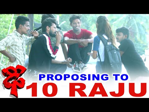 PROPOSING TO D10 RAJU |TELUGU PRANKS |DREAMBOY JAYSURYA