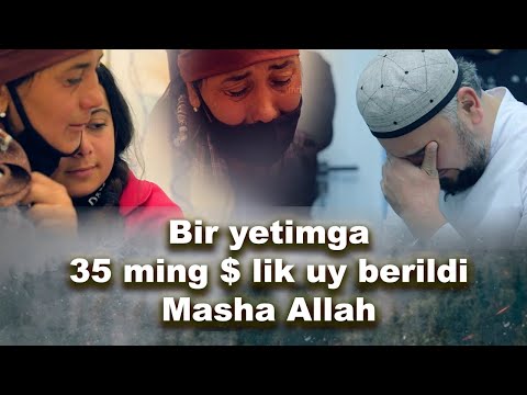 Sardor Rahimxon - Bir yetimga 35 ming $ lik uy berildi, Masha Allah.