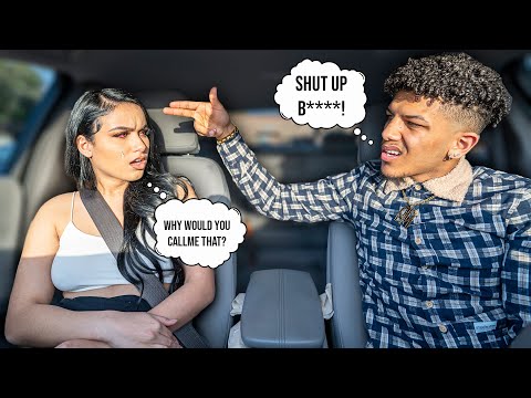 Calling My GIRLFRIEND The "B" WORD To See Her Reaction...*NEVER AGAIN*