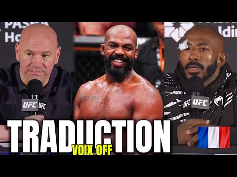 Dana White annonce la retraite de Jon jones + reaction de Rountree| Traduction en Français(voix off)