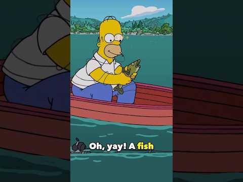 Bart help Homer Cheat in the Fish catching Contest #thesimpsons #shorts