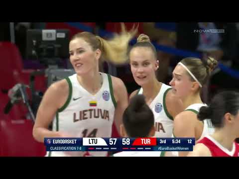 Λιθουανία - Τουρκία: 87-99 (Classification game for 7th place EuroBasket Γυναικών 2025, 29/06/2025)