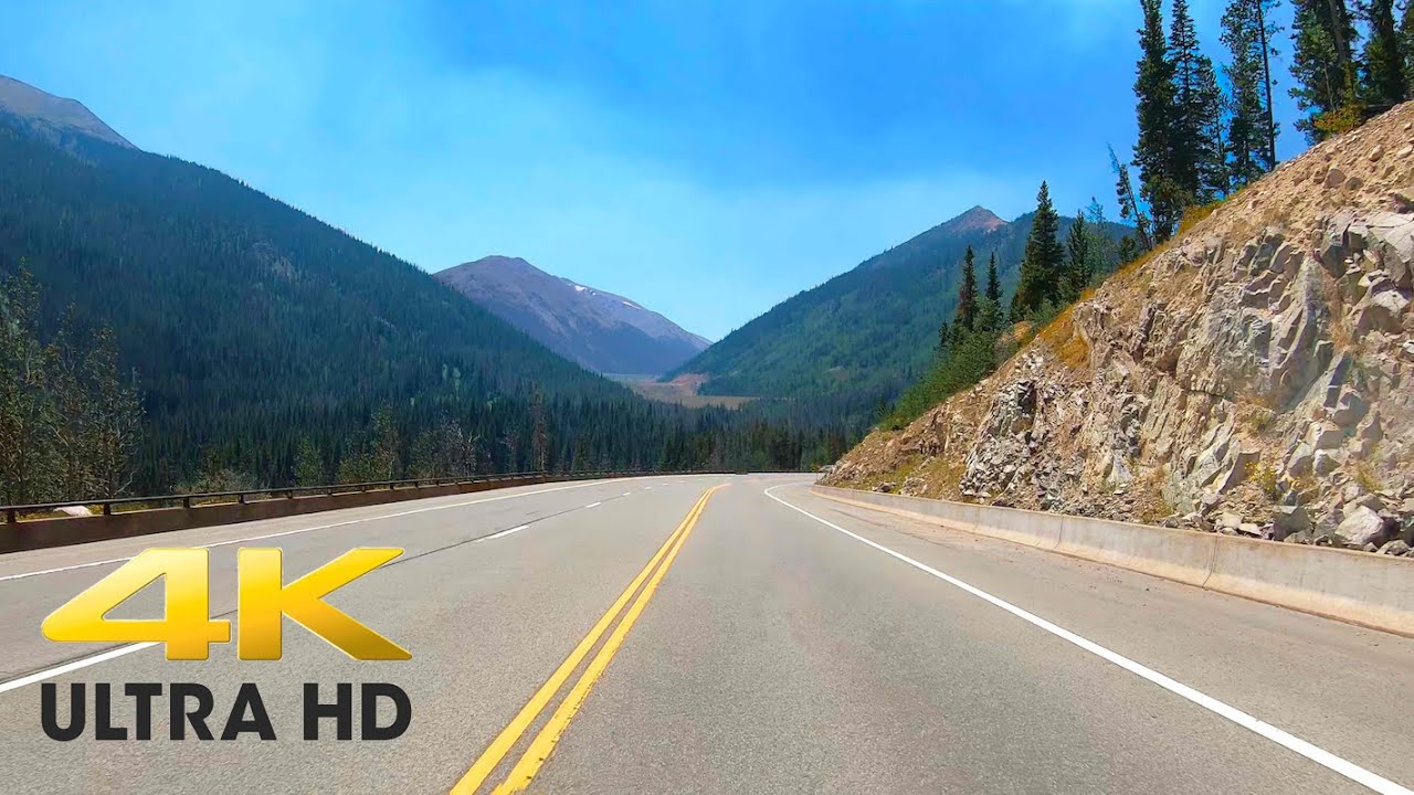 Grand Lake to Downtown Denver Rocky Mountain Scenic Drive Through Wildfire Smoke in Colorado 4K
