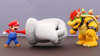 Mario grows a Big Hand - 3D Animation