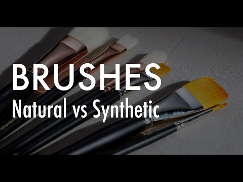 Natural vs Synthetic Brushes