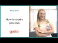Understanding Your Pay Stub