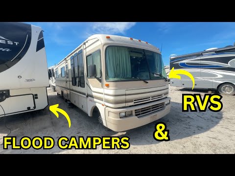 Flooded RV & Campers At Florida IAA Punta Gorda Mike Finds Some Nice Ones