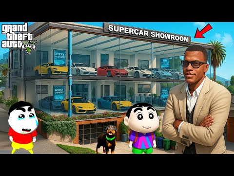 GTA 5: Franklin’s Supercar Showroom Guarded By Security Team! 🚗👮 | GTA 5 Bangla Gameplay