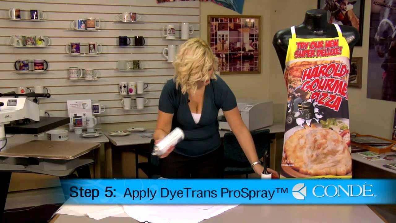 Click to watch the Imprinting Aprons with Dye Sublimation video