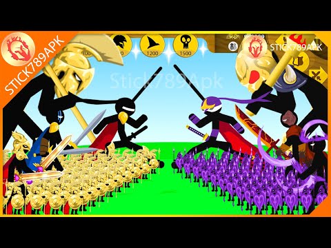 MEGA GOLDEN GRIFFON, SHADOWRATH VS SHADE, GOLDEN FINAL BOSS | Stick War Legacy Mod | Stick789Apk