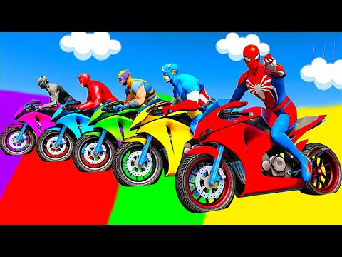 الرجل العنكبوت انقاذ باتمان Spider-Man Rescue batman vs iron man vs venom funny Game GTA 5 superhero