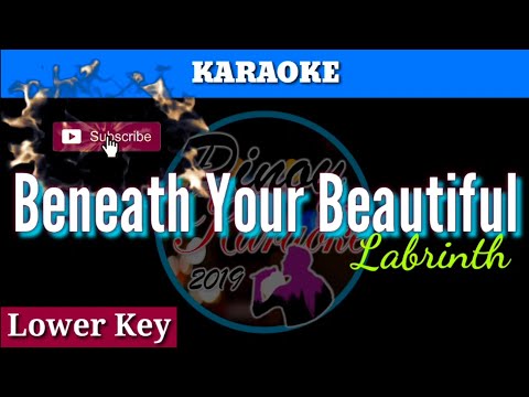 Beneath Your Beautiful by Labrinth ( Karaoke : Lower Key)