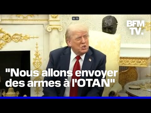 Livraisons d'armes à l'Ukraine, sanctions...La conférence de presse de Donald Trump en intégralité