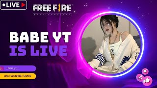🔴BABE IS LIVE💖 UID REACTION & TC GIVEAWAY🤘🏻#rggamerlive #freefire #raistar #classyff #girlyoutuber