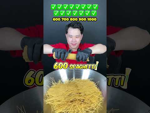 How Many Spagetthi Can A Human Break?