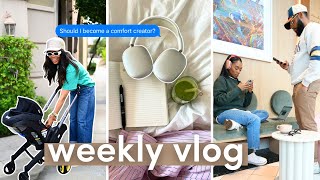 VLOG: Mom life struggles, my thoughts on Comfort Creators, cute coffee shop date