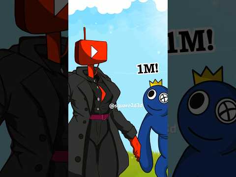 Let it be 1M Rainbow Friends ? Animation meme #shorts