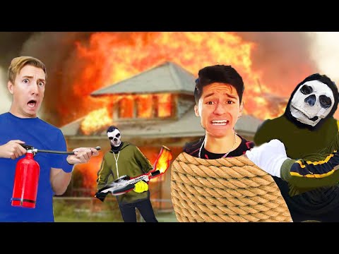 Spy Ninja Shinobi's House Set on Fire..! Chad Wild Clay , Vy Qwaint