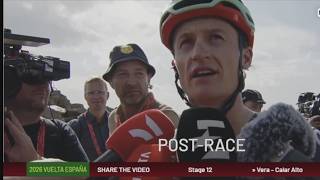 felix gall - Interview at the finish - Stage 12 - 2026 Vuelta España