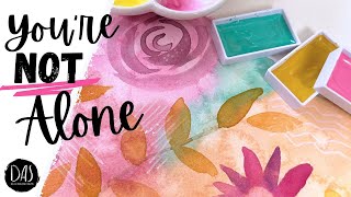 This Simple Watercolor Painting Trick Calmed My Fear (of starting)