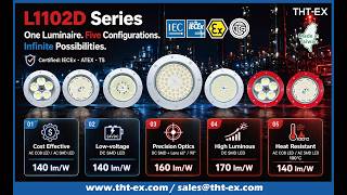 L1102D Next-Gen Explosion-Proof Light: 170 lm/W High Efficiency & 100°C Heat Resistance