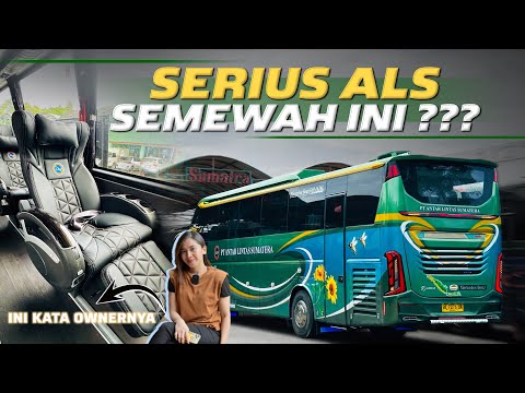 BUS BARU ALS, FIRST CLASS ATAU SUPER EXECUTIVE⁉️Antar Lintas Sumatera 171 Medan - Padang