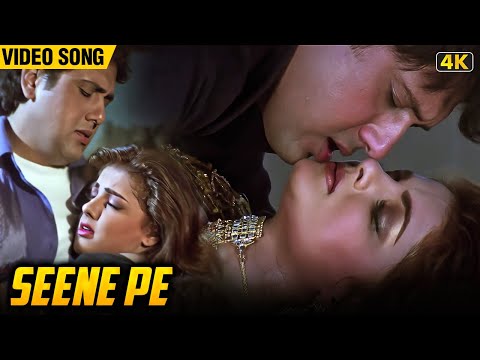 Seene Pe Rakh Kar Sar Ko | Kavita Krishnamurthy, Udit Narayan | Naseeb (1998) | 4k Video Song