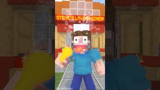 🍗 Steve’s Lava Chicken Song - A Minecraft Movie Animation #shorts