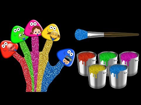 Parmaklara Boya Sürerek Niloya Ve Pepee İle Renkleri Öğreniyoruz
