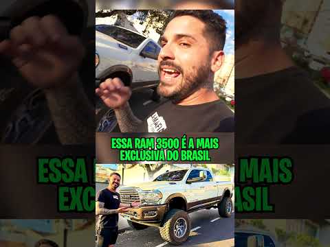 ESSA RAM 3500 É A MAIS EXCLUSIVA DO BRASIL