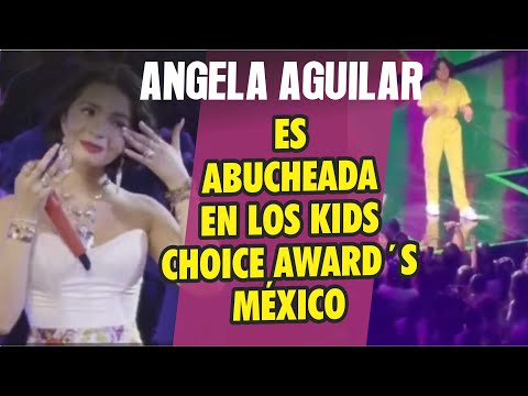 Angela Aguilar la pasa mal y es ABUCHEADA EN LOS PREMIOS KIDS CHOICE AWARD´S  MEXICO