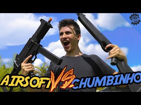 ESPINGARDA DE CHUMBINHO VS AIRSOFT