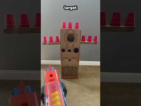 Cardboard Score Tracking Nerf Target!